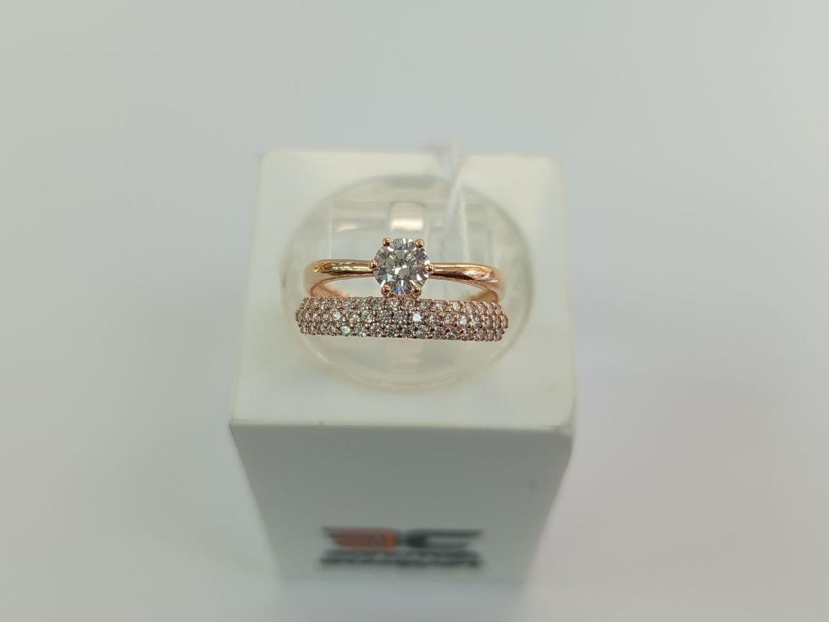 КОЛКМИ585 КОЛЬЦО С КАМНЯМИ (Au 585)