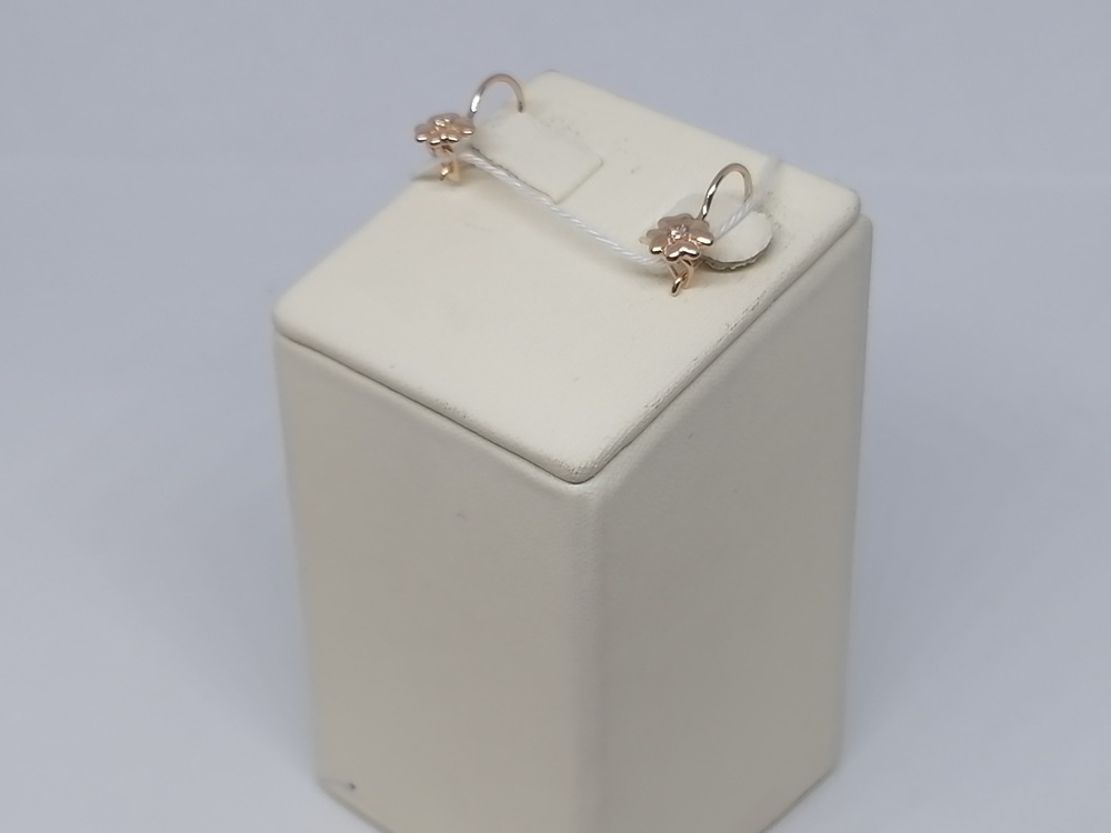 СЕРЬГИ С КАМНЕМ (Au 585)