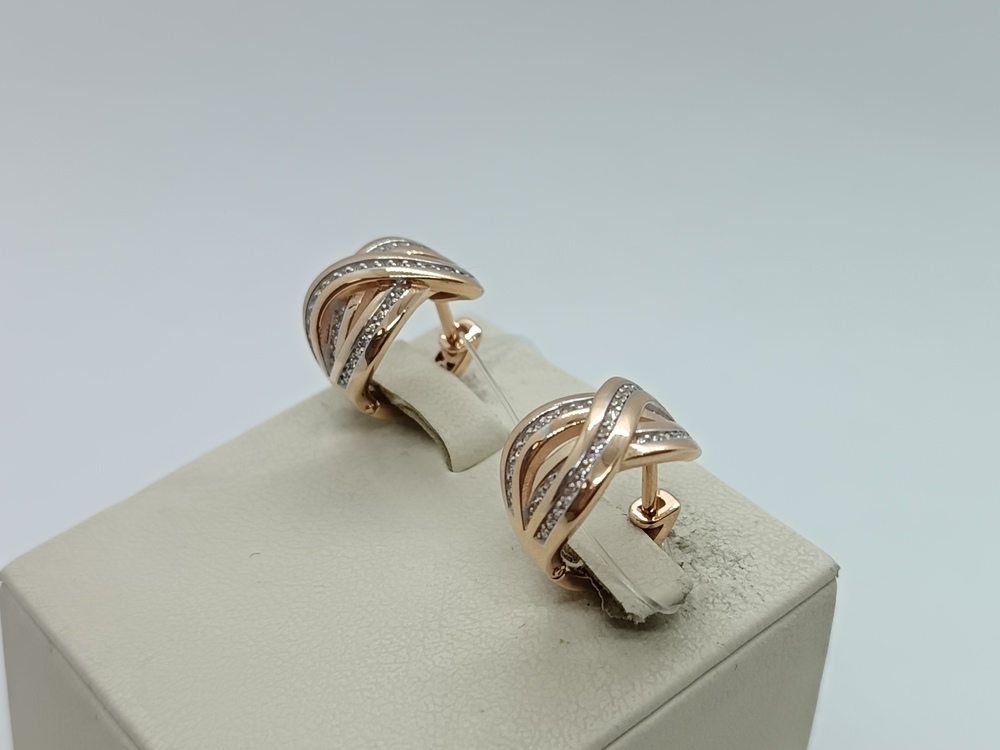 СЕРЬГИ С КАМНЯМИ (Au 585)