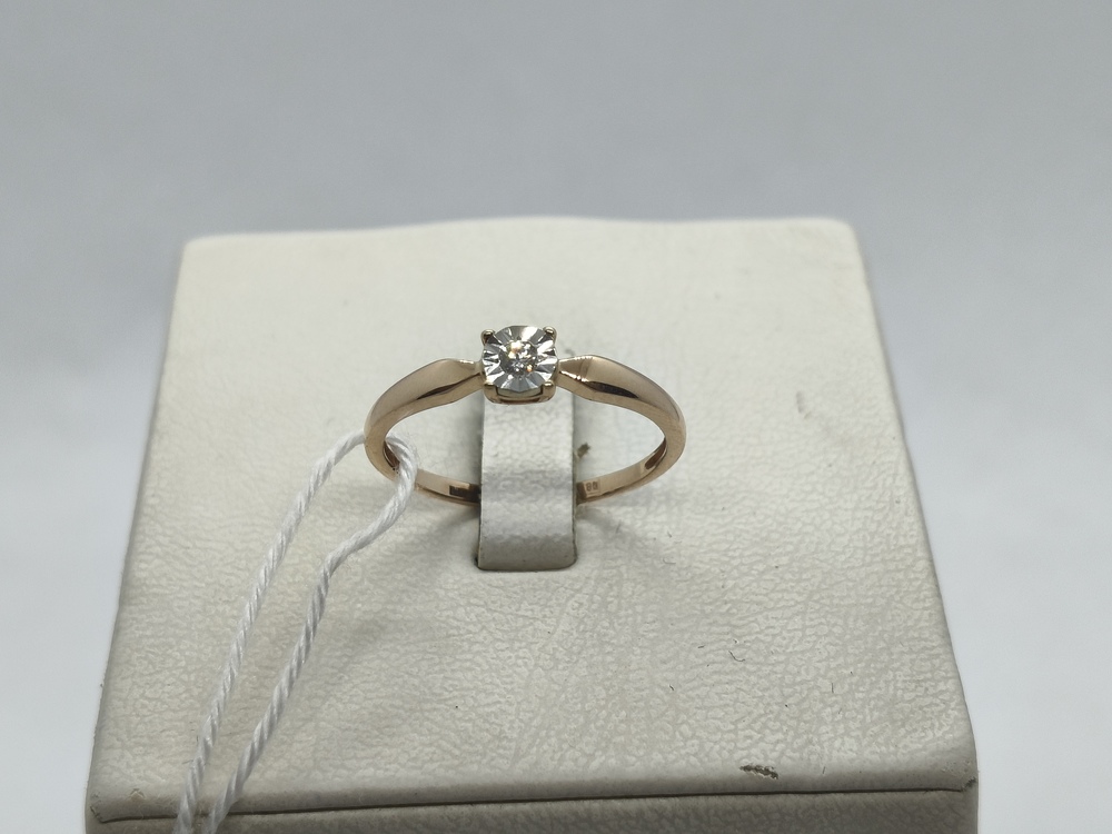 КОЛЬЦО БРИЛЛИАНТ Au 585