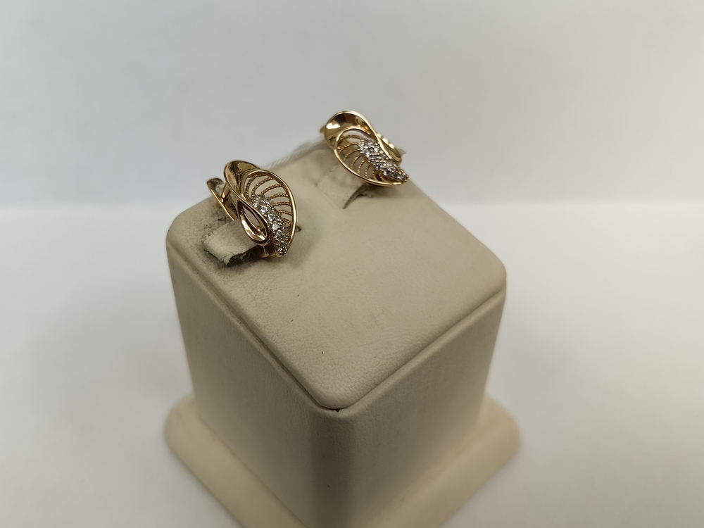 СЕРЬГИ С КАМНЯМИ (Au 585)