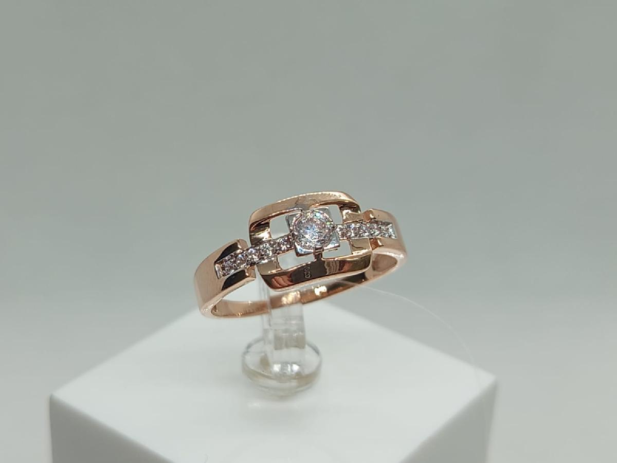 КОЛЬЦО С КАММНЯМИ (Au 585)