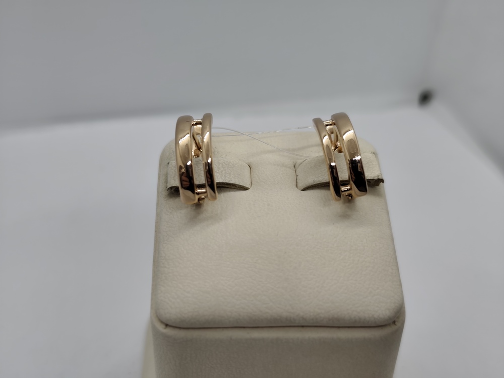 СЕРЬГИ БЕЗ КАМНЯ (Au 585)