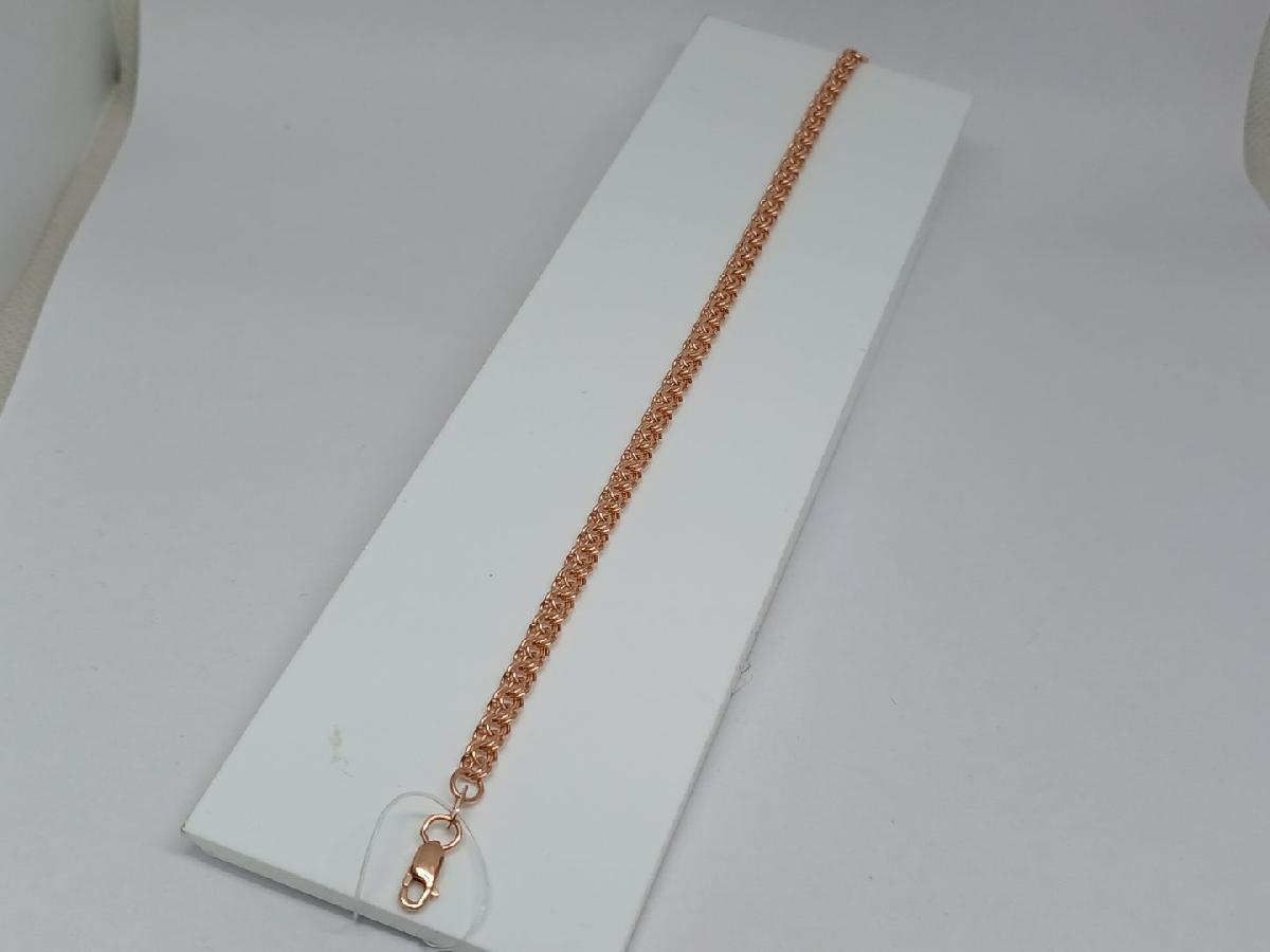 БРАСЛЕТ ПУСТОТЕЛЫЙ Бисмарк (Au 585)