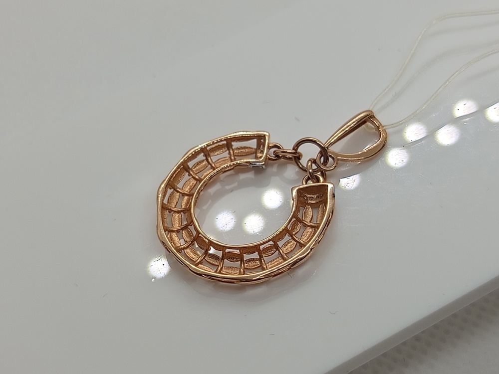 п4296 ПОДВЕСКА С КАМНЯМИ (Au 585)