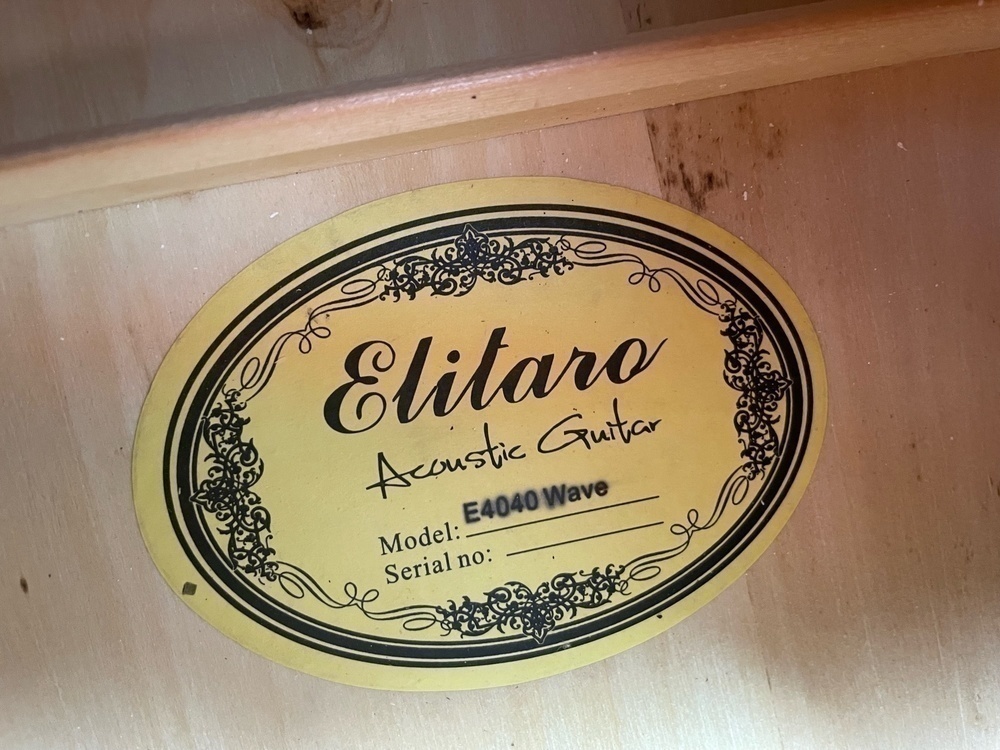 Гитара акустическая Elitaro E4040 Wave