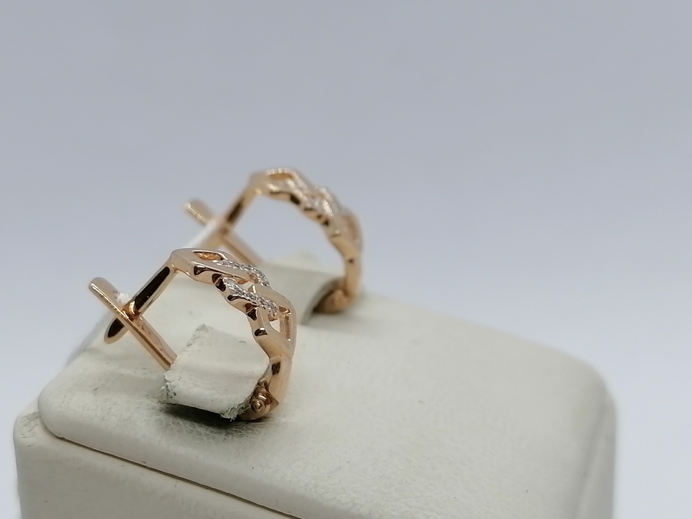 СЕРЬГИ С КАМНЯМИ (Au 585)