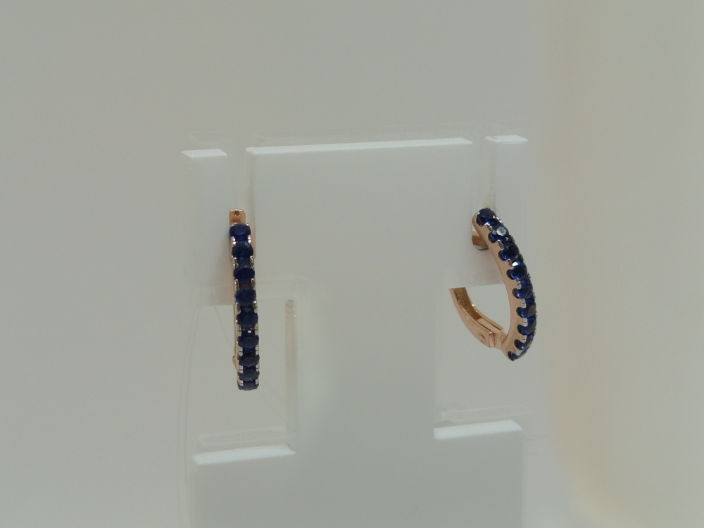 СЕРЬГИ С КАМНЯМИ (Au 585)