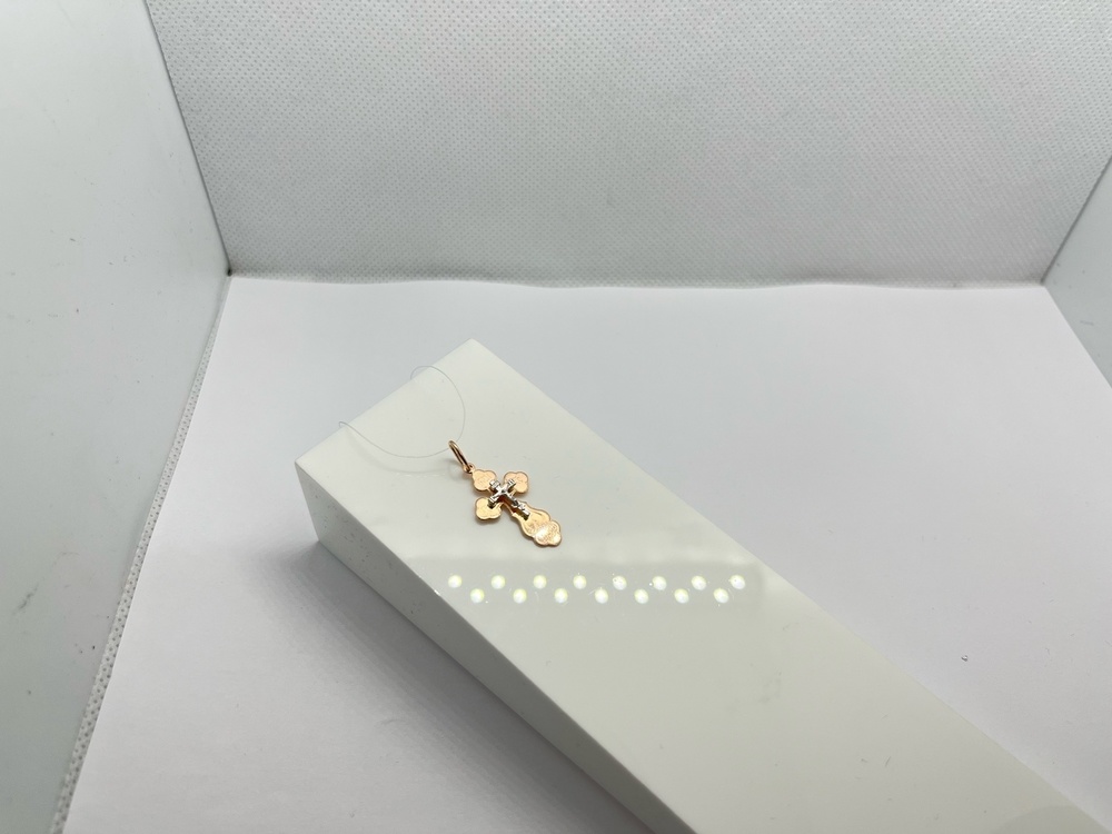 ПОДВЕСКА КРЕСТ (Au 585)