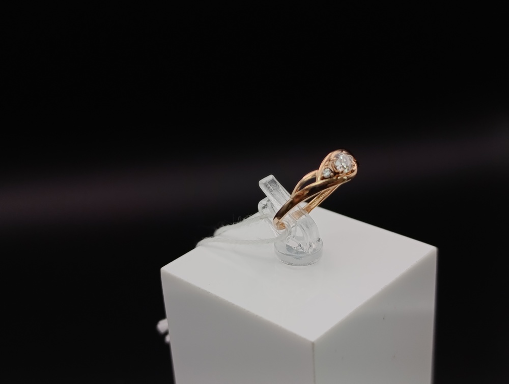 КОЛКМИ585 КОЛЬЦО С КАМНЯМИ (Au 585)