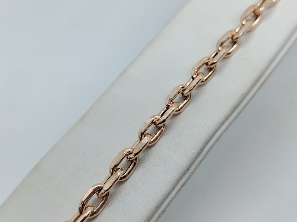 БРАСЛЕТ ПУСТОТЕЛЫЙ Якорное (Au 585)