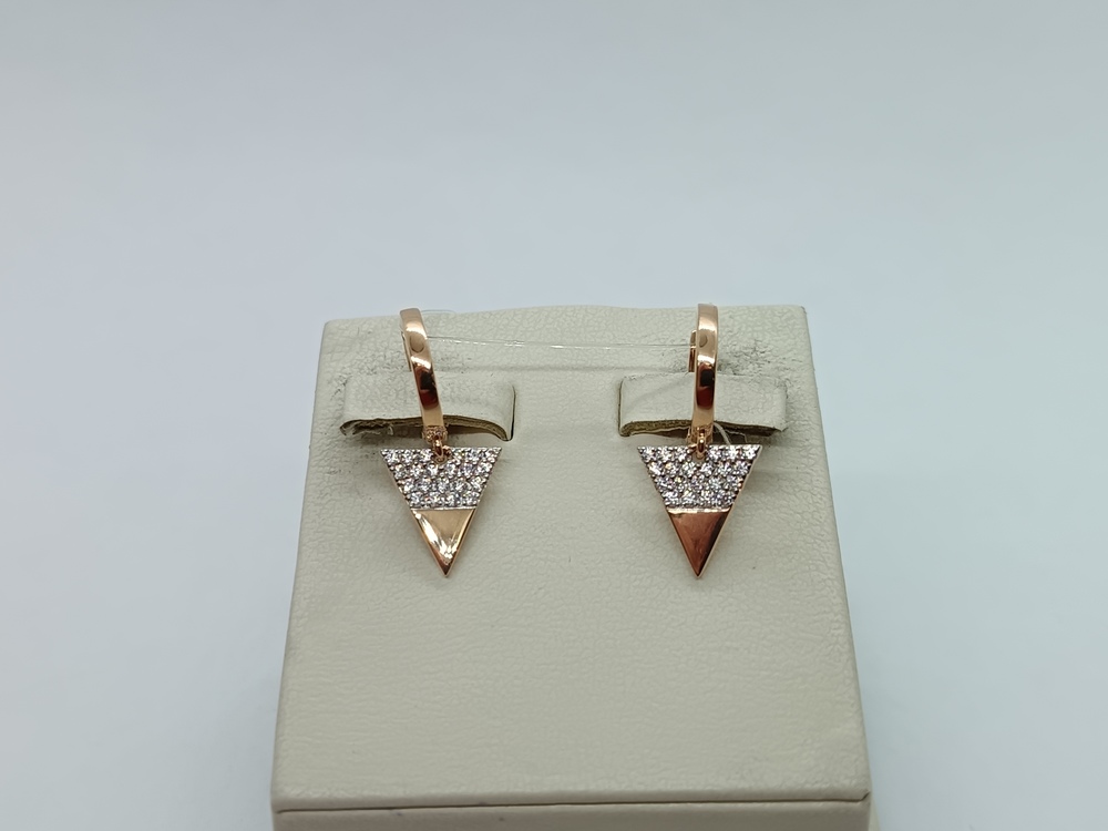 СЕРЬГИ С КАМНЯМИ (Au 585)