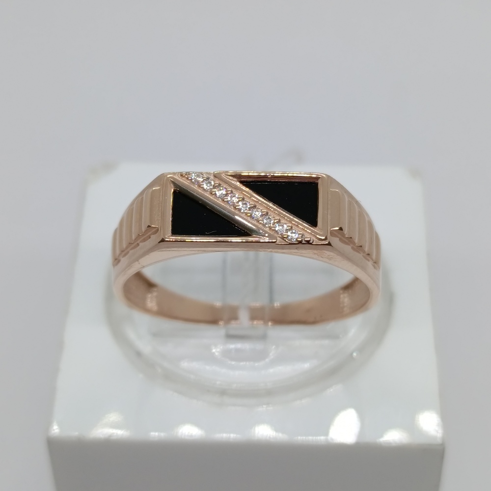 ПЕЧАТКА С КАМНЯМИ (Au 375)