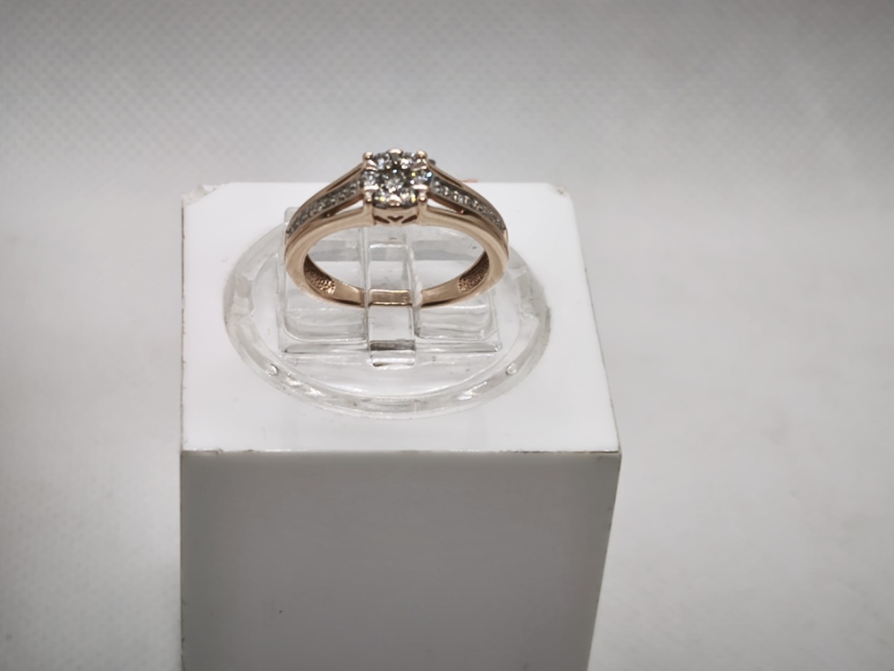 КОЛЬЦО БРИЛЛИАНТ Au 585