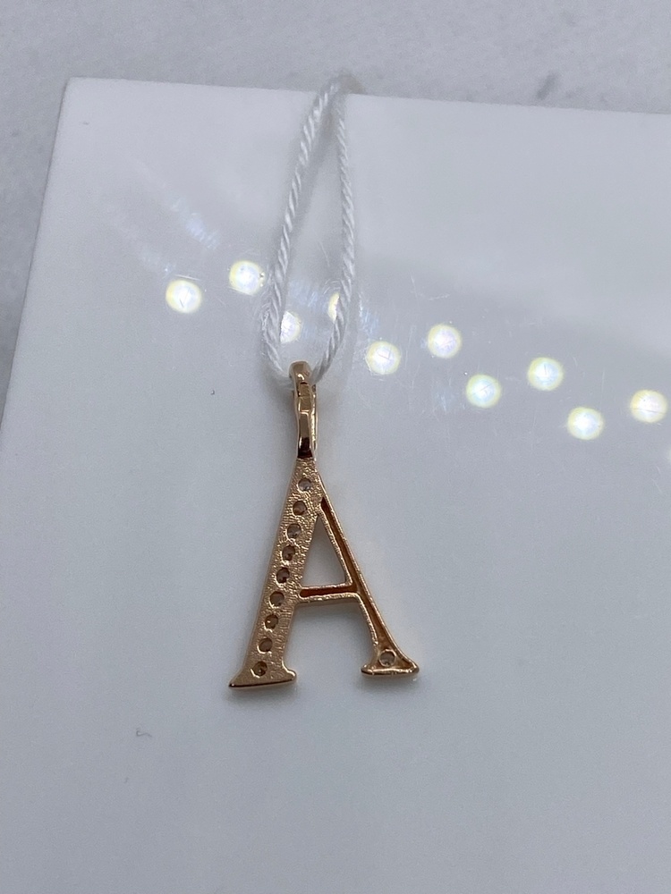 ПОДВЕСКА БУКВА А Au 585