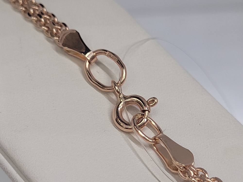 8050202П-60 ЦЕПЬ ПУСТОТЕЛАЯ Бисмарк машинный (Au 585)