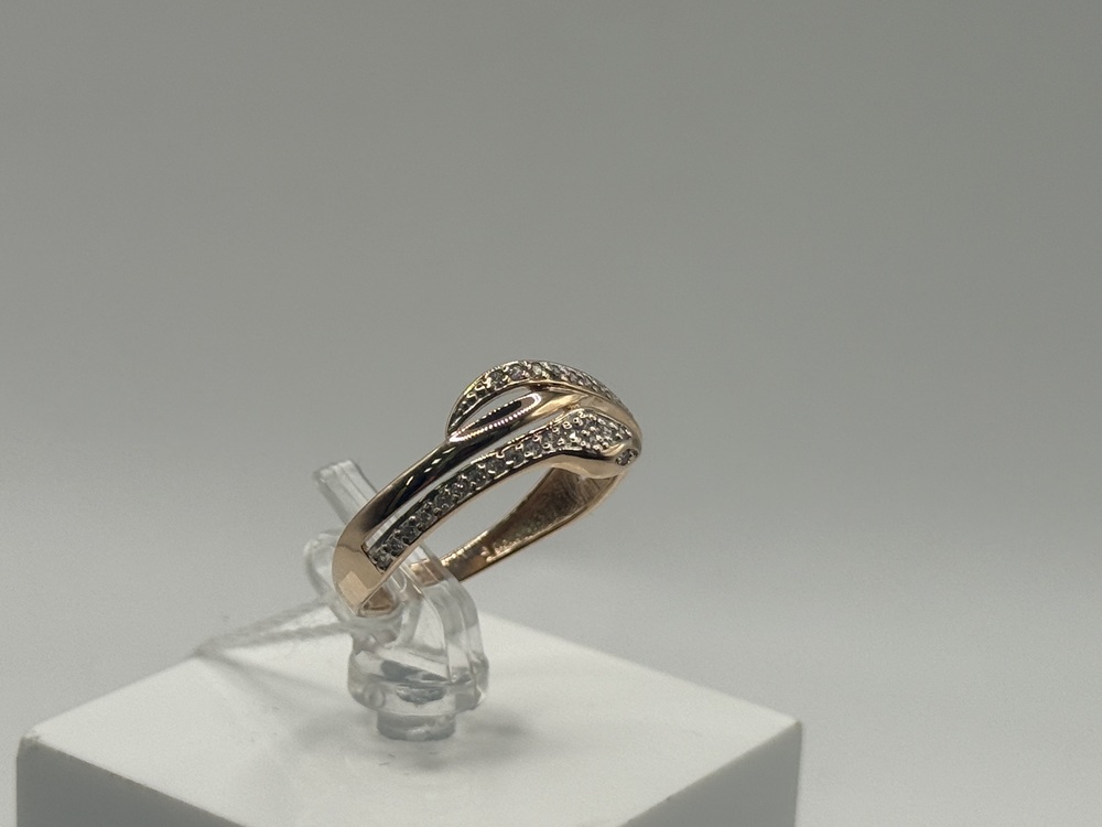 КОЛКМИ585 КОЛЬЦО С КАМНЯМИ (Au 585)