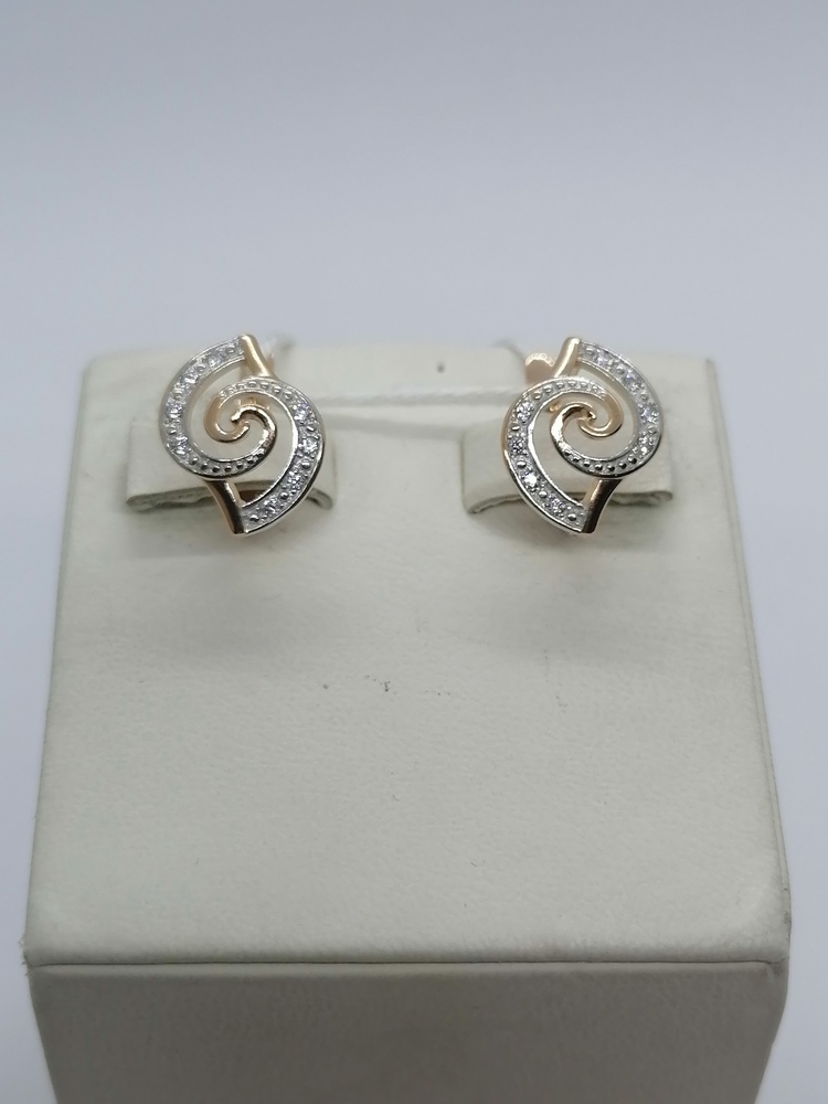 СЕРЬГИ С КАМНЯМИ (Au 585)