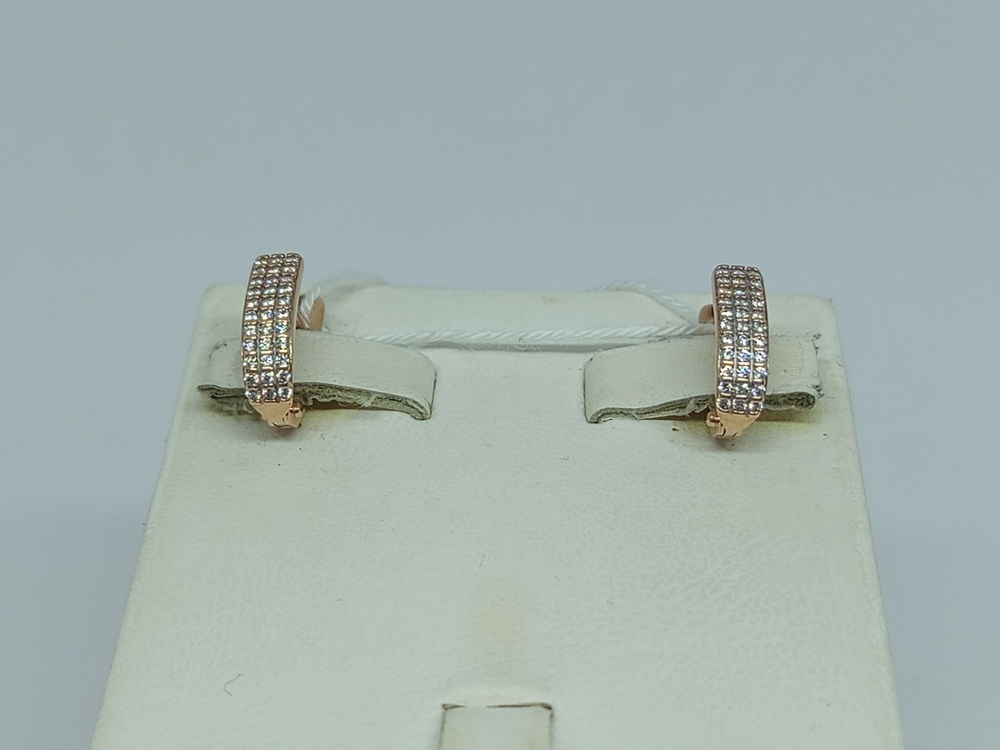 СКМИ585 СЕРЬГИ С КАМНЯМИ (Au 585)