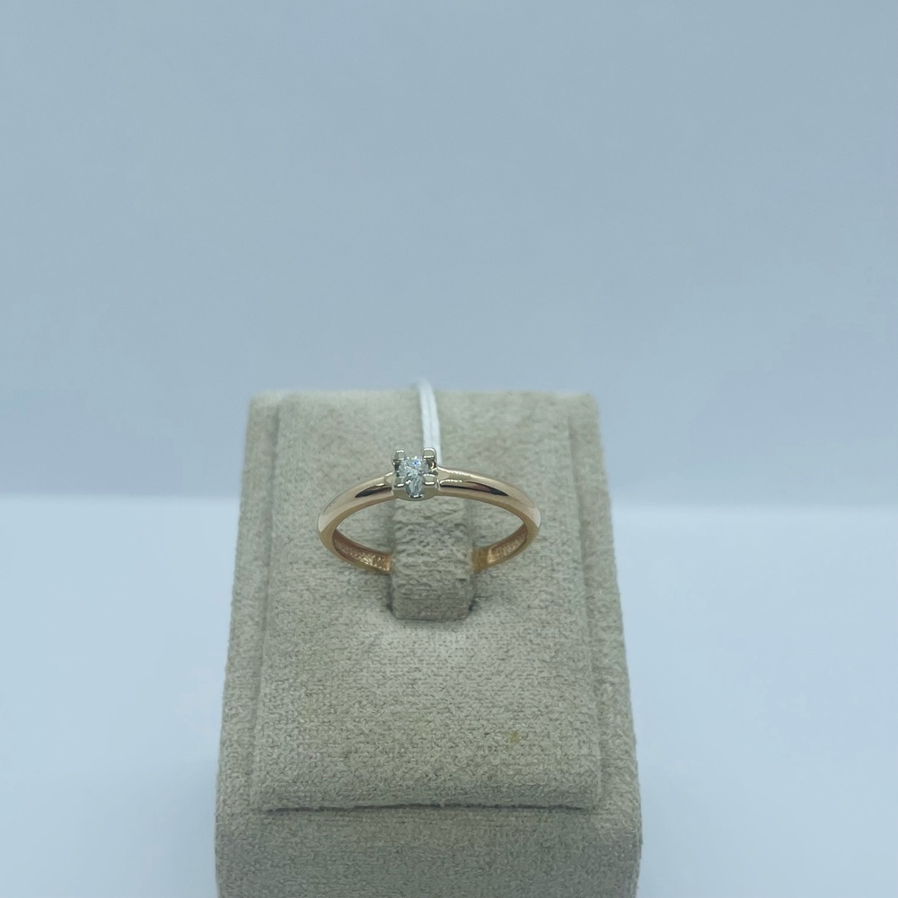 КОЛЬЦО БРИЛЛИАНТ Au 585