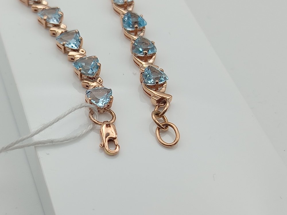 Б585 БРАСЛЕТ С КАМНЯМИ (Au 585)