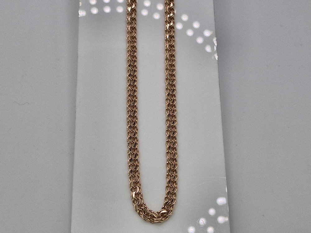 ЦЕПЬ ПУСТОТЕЛАЯ Бисмарк (Au 585)