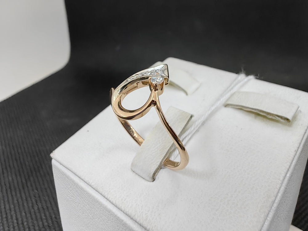 КОЛЬЦО БРИЛЛИАНТ Au 585