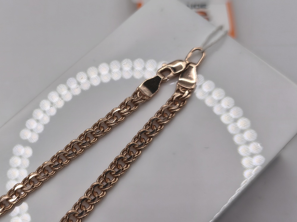 ЦПБС585 ЦЕПЬ ПУСТОТЕЛАЯ Бисмарк (Au 585)