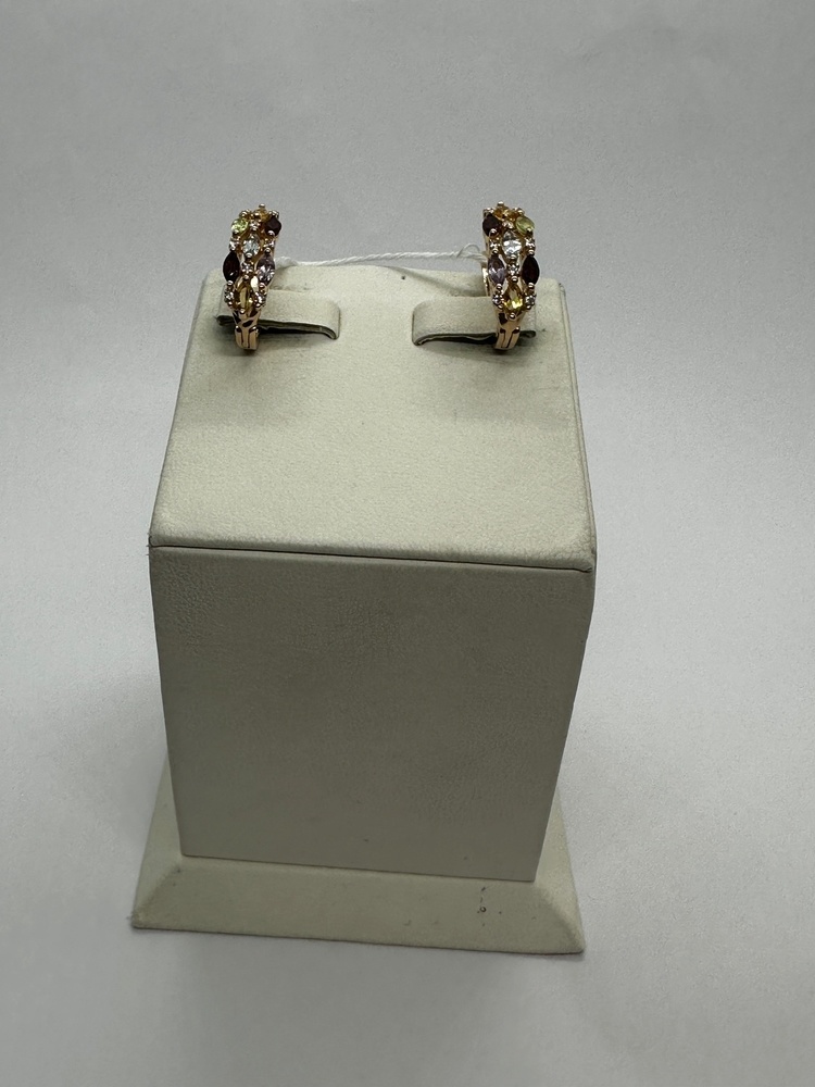 СЕРЬГИ С КАМНЯМИ (Au 585)