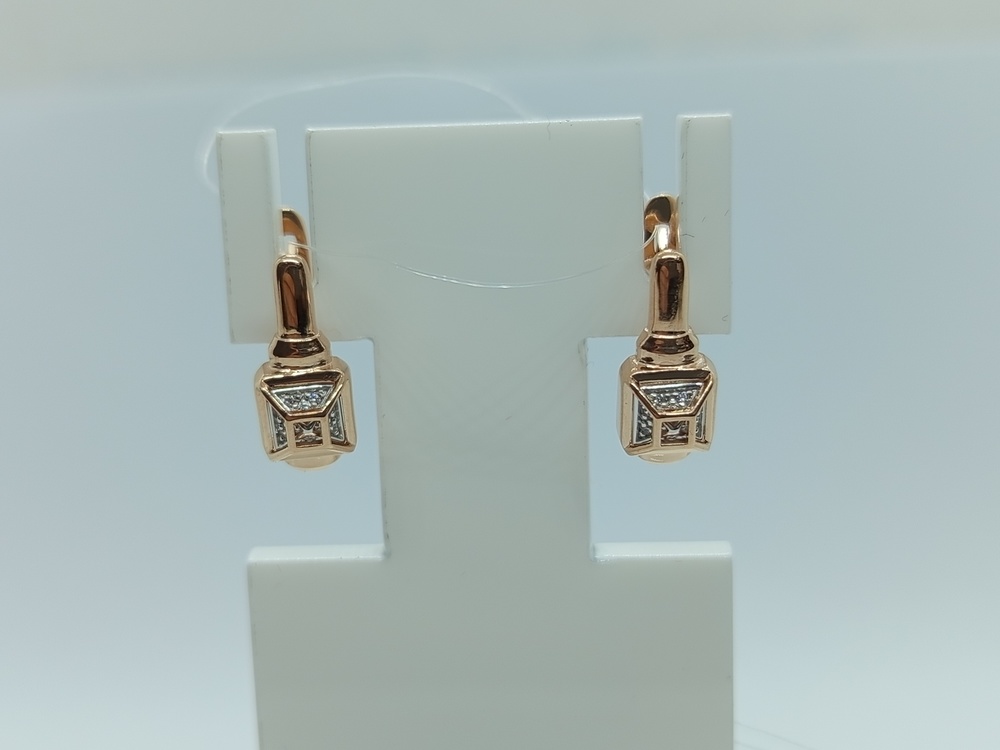 СЕРЬГИ С КАМНЯМИ (Au 585)