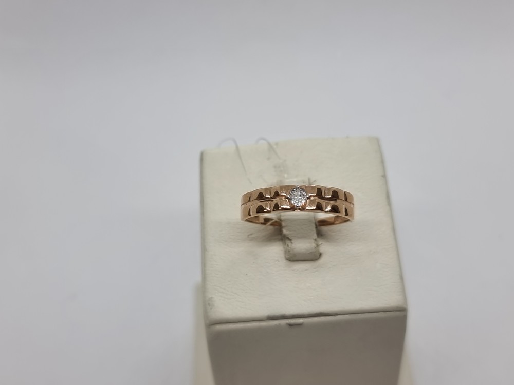 КОЛЬЦО С КАМНЕМ (Au 585)