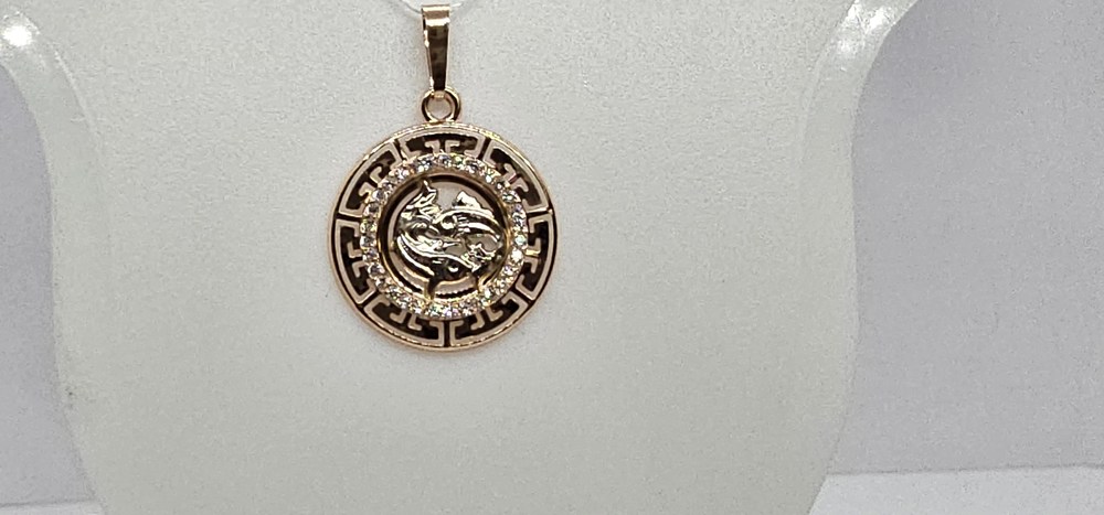 ПОДВЕСКА ЗНАК ЗОДИАКА РЫБЫ (Au 585)