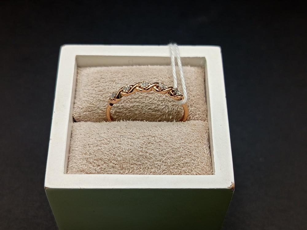 КОЛЬЦО БРИЛЛИАНТ Au 585