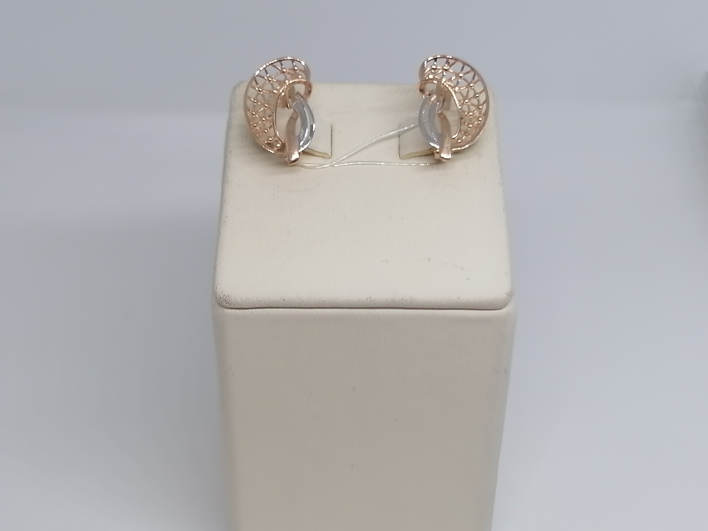 СЕРЬГИ БЕЗ КАМНЯ (Au 585)