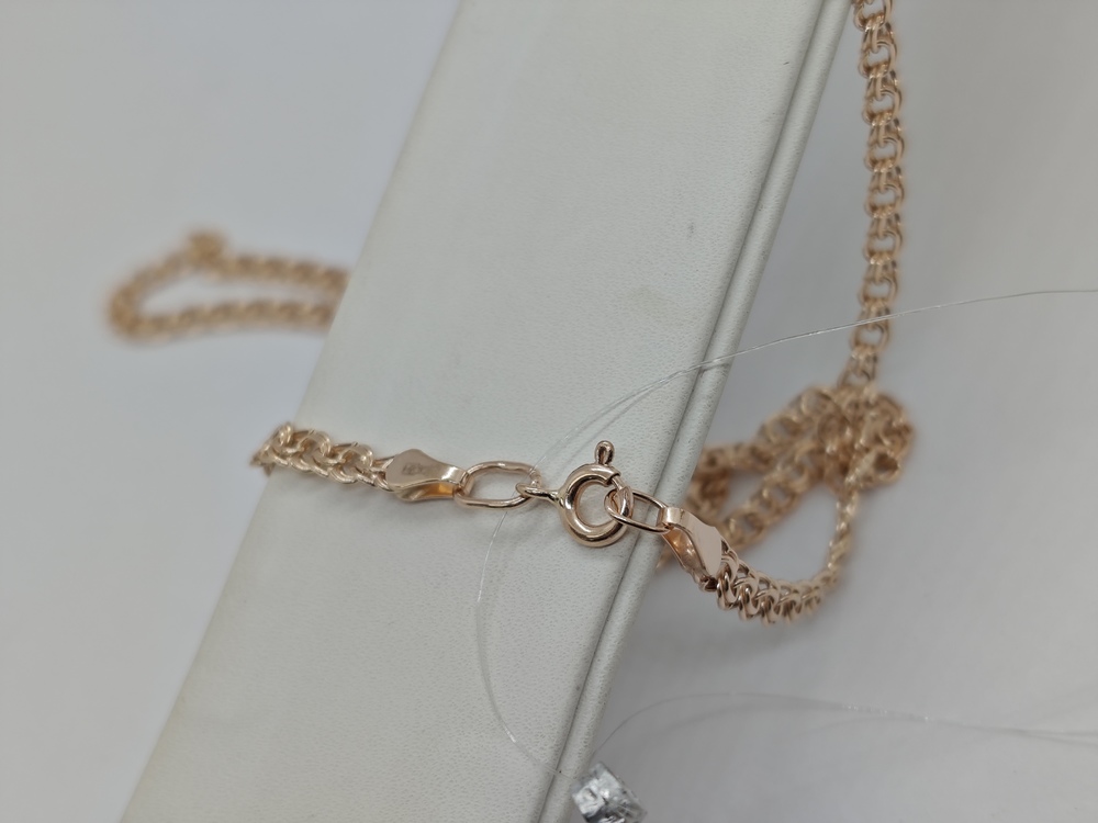 ЦЕПЬ ПУСТОТЕЛАЯ Бисмарк (Au 585)