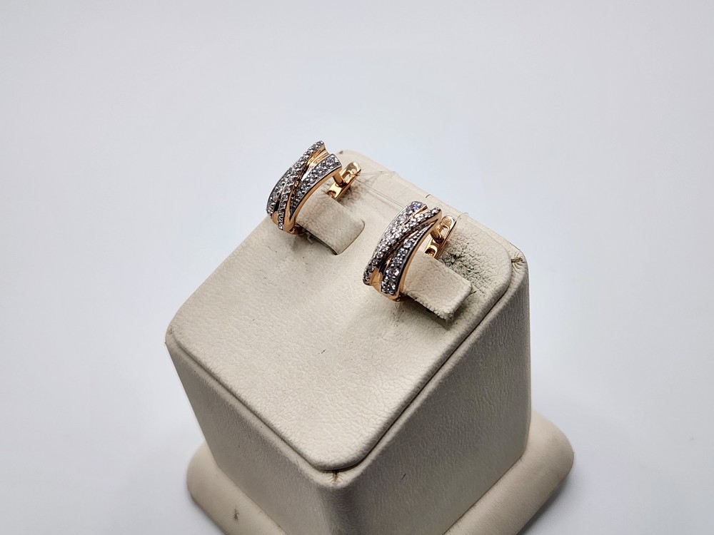 СЕРЬГИ С КАМНЯМИ (Au 585)