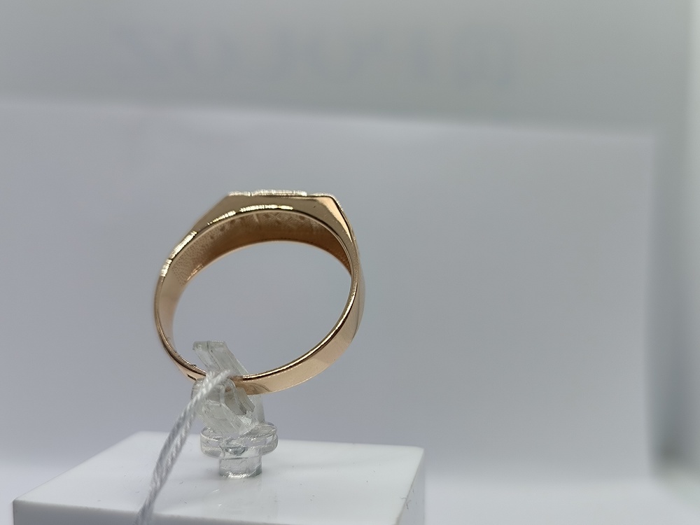 ПЕЧАТКА С КАМНЯМИ (Au 585)