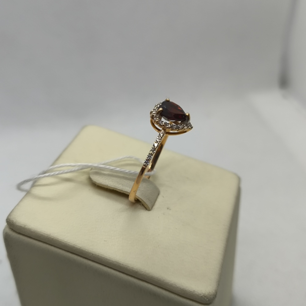 КОЛКМИ585 КОЛЬЦО С КАМНЯМИ (Au 585)