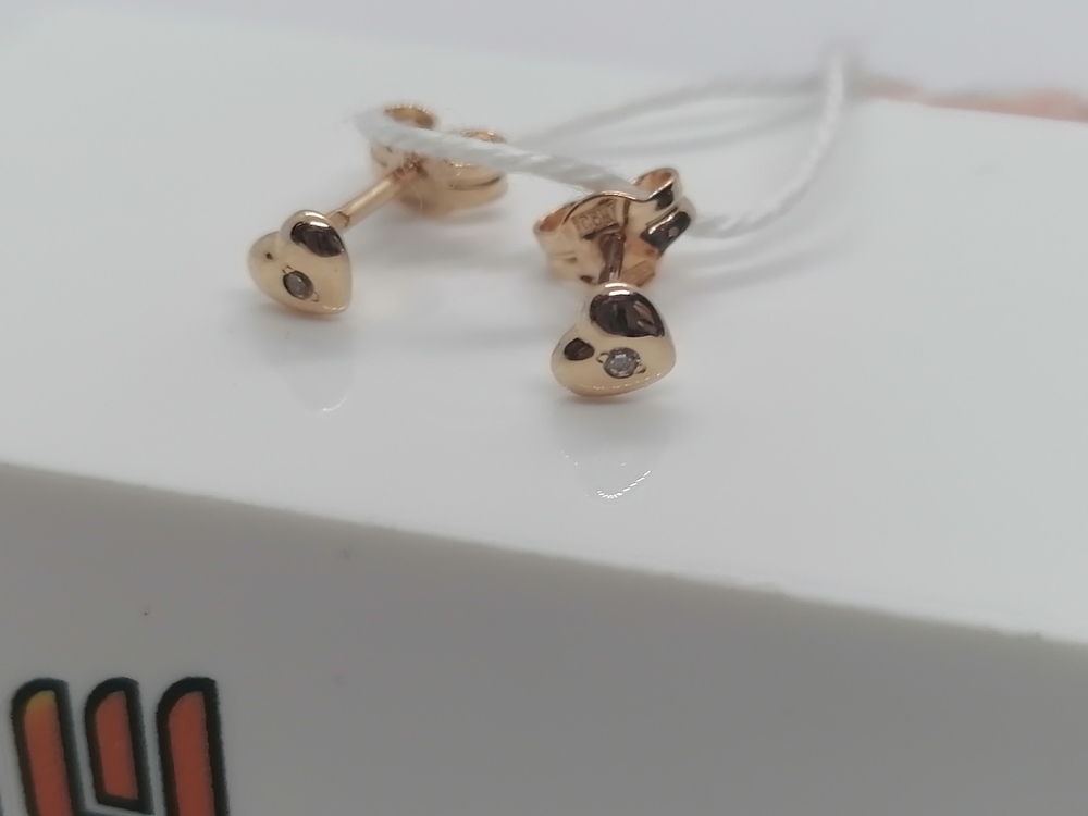 СЕРЬГИ ГВОЗДИКИ (Au 585)