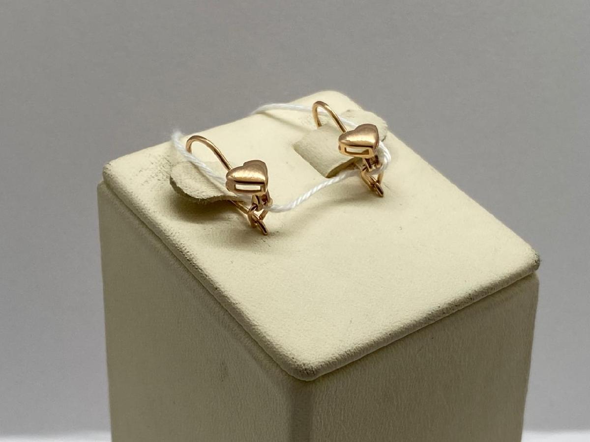 СЕРЬГИ БЕЗ КАМНЯ (Au 585)