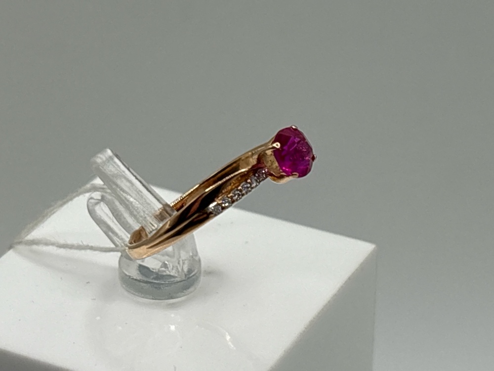 КОЛКМИ585 КОЛЬЦО С КАМНЯМИ (Au 585)