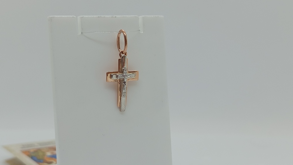 ПОДВЕСКА КРЕСТ (Au 585)