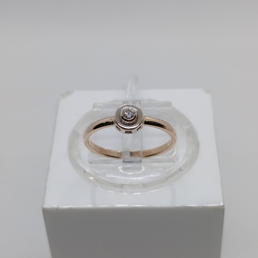 КОЛЬЦО БРИЛЛИАНТ Au 585