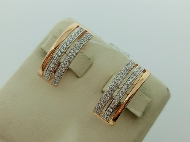 СЕРЬГИ С КАМНЯМИ (Au 585)