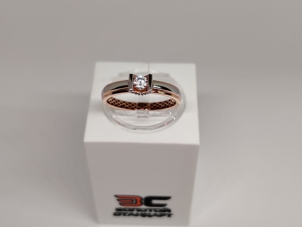 КОЛЬЦО С КАМНЕМ (Au 585)