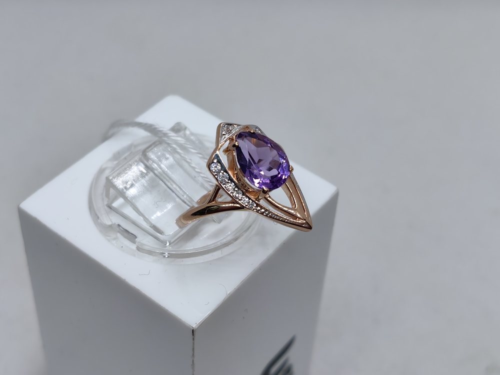 КОЛКМИ585 КОЛЬЦО С КАМНЯМИ (Au 585)