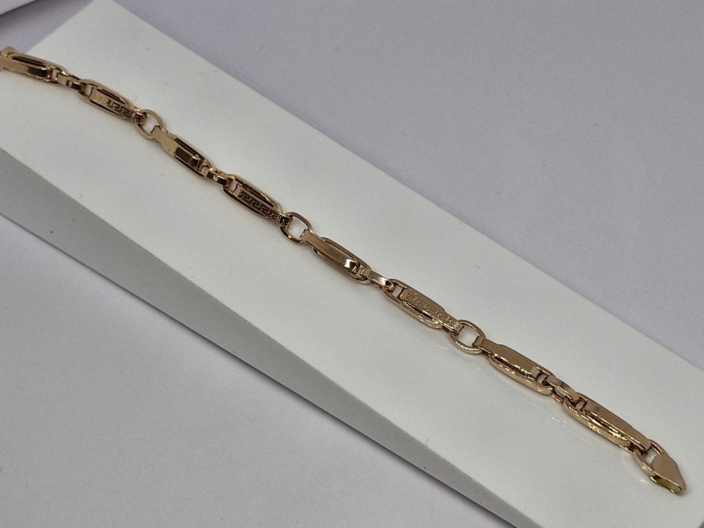 БРАСЛЕТ ПУСТОТЕЛЫЙ Фантазия (Au 585)