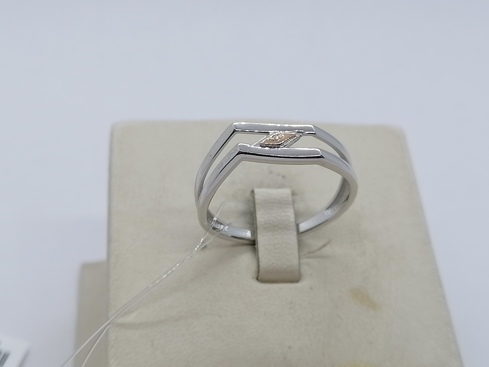 КОЛЬЦО БРИЛЛИАНТ (Ag 925)