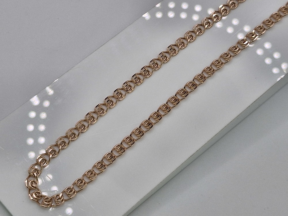 ЦЕПЬ ПУСТОТЕЛАЯ Лав (Au 585)