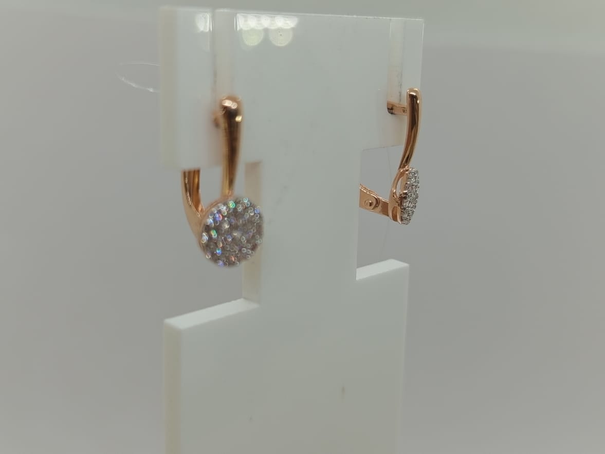 СЕРЬГИ С КАМНЯМИ (Au 585)